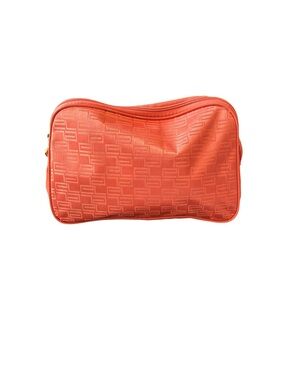 Estée Lauder Orange Toiletry Pouch Stylish Travel Cosmetic Bag